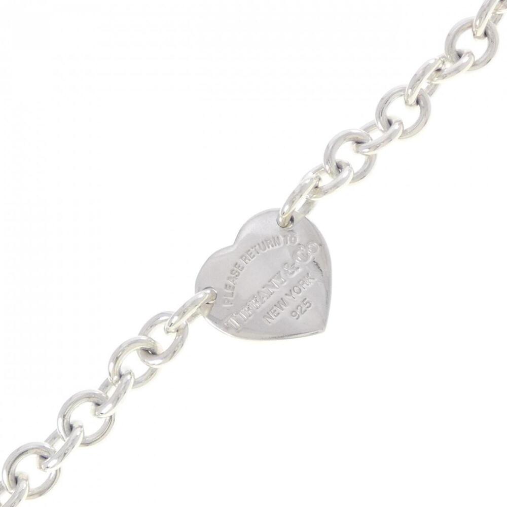 TIFFANY & CO. Silver Heart Charm Bracelet